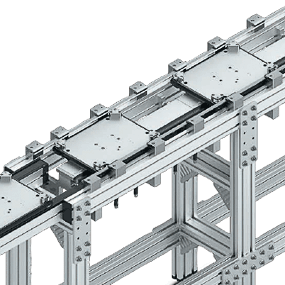Linear motion and transfer system for automated manufacturing